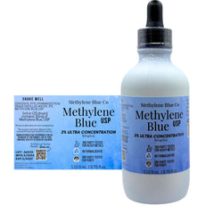 Methylene Blue USP 3% (3.75 mL) bottle with dropper