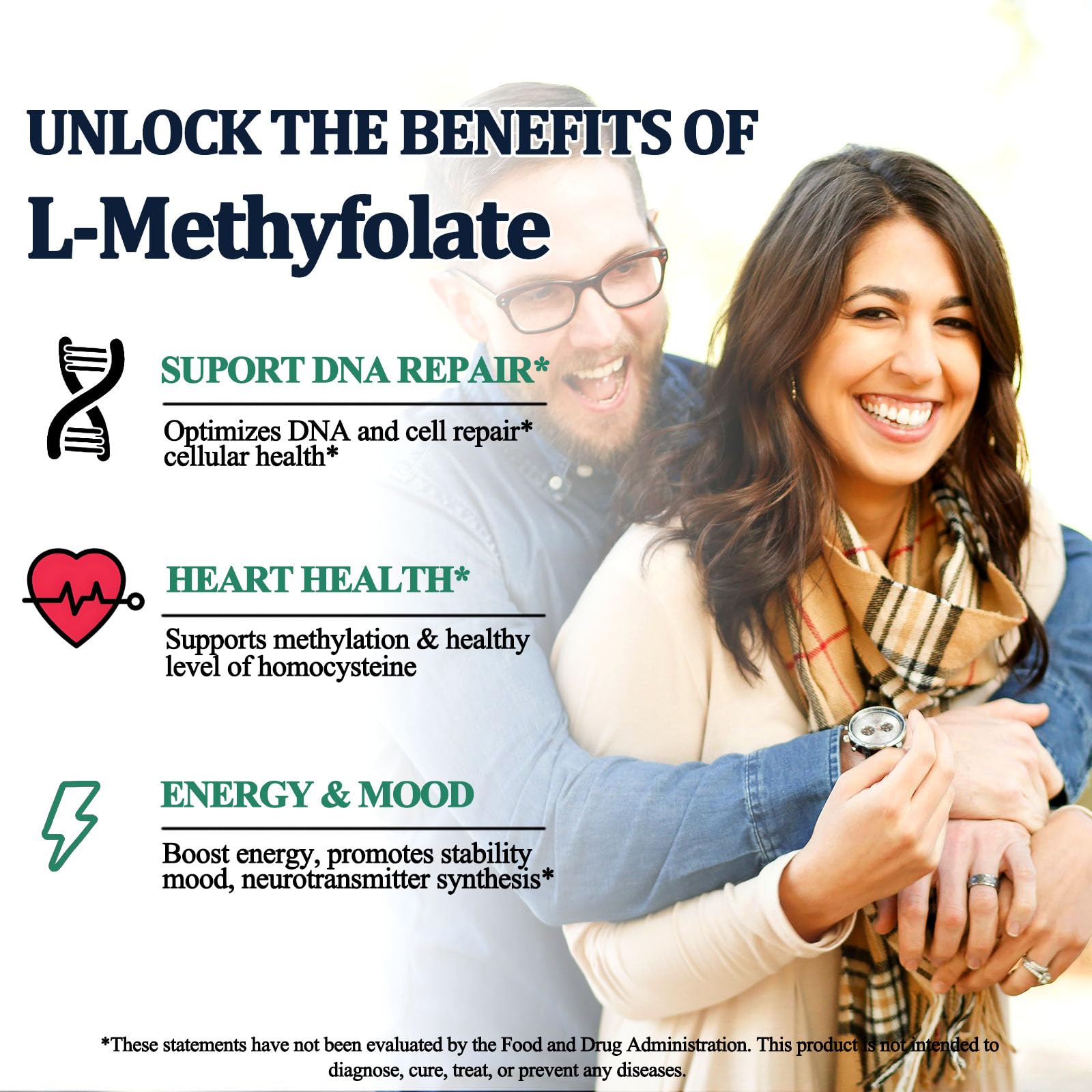 B12, B6, and B2 vitamin icons alongside methylfolate