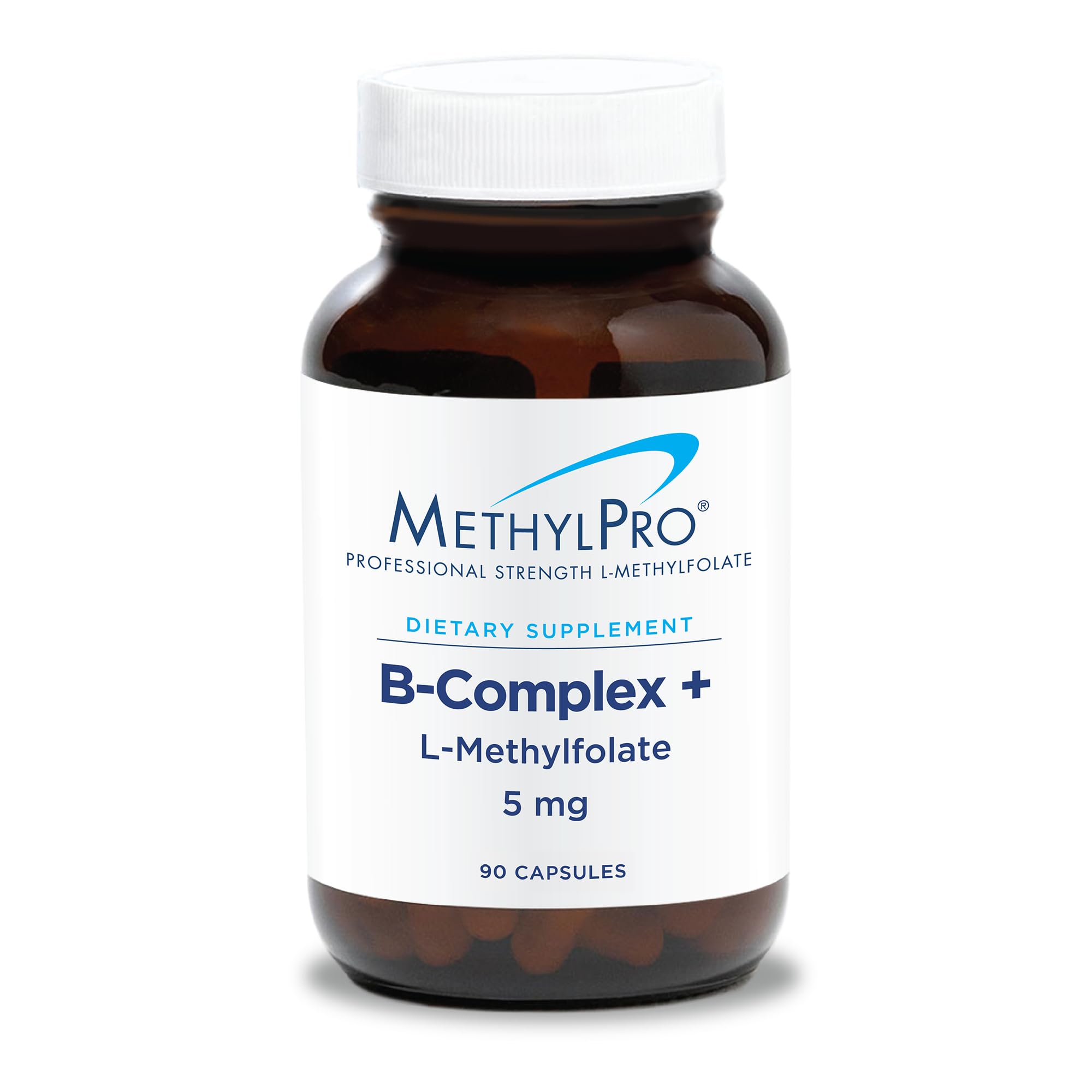 MethylPro B-Complex bottle with 90 vegan capsules