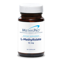 MethylPro L-Methylfolate 10 mg bottle with front label