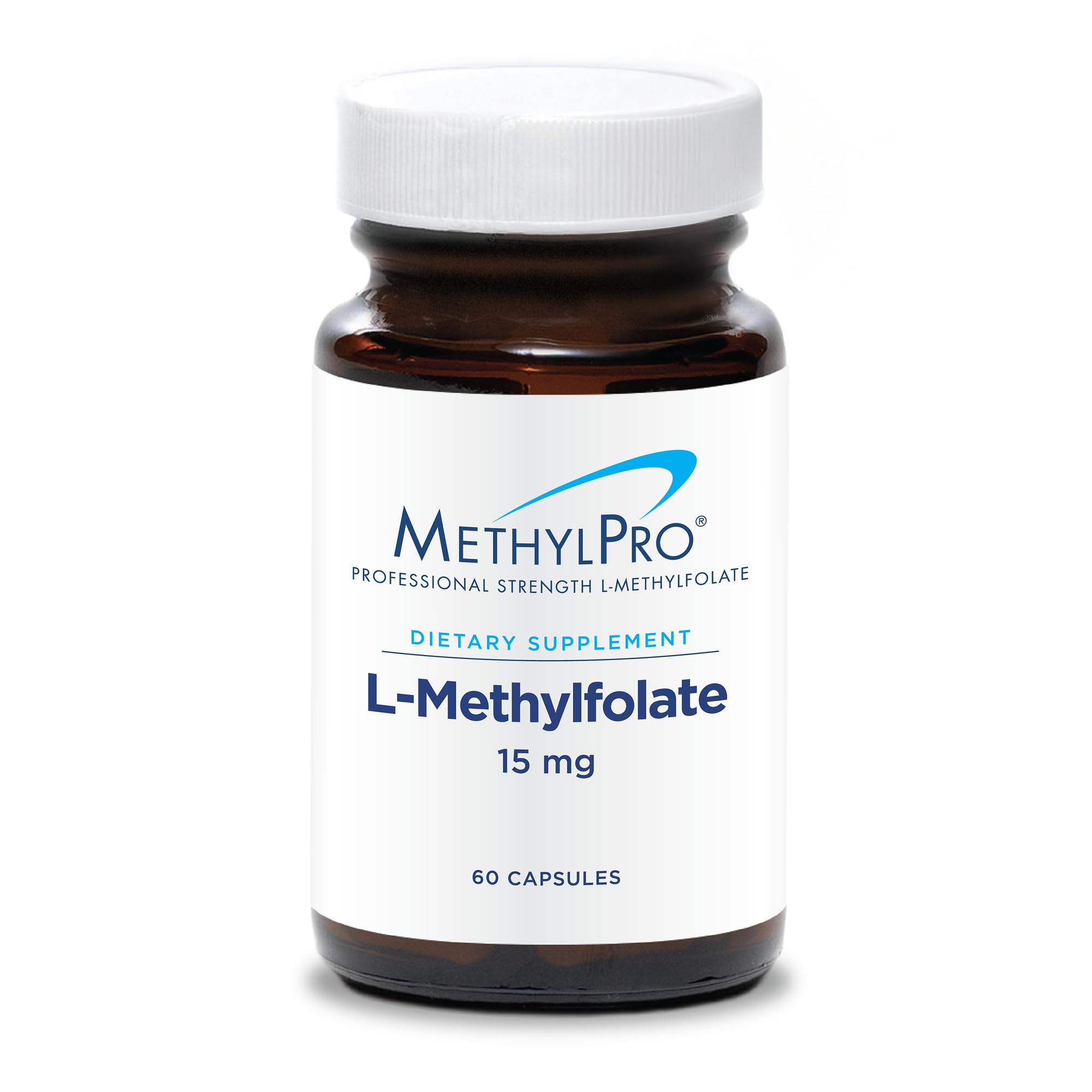 MethylPro L-Methylfolate 15 mg bottle for daily brain support and calm focus.