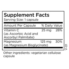 Capsules promoting sleep and relaxation with magnesium glycinate