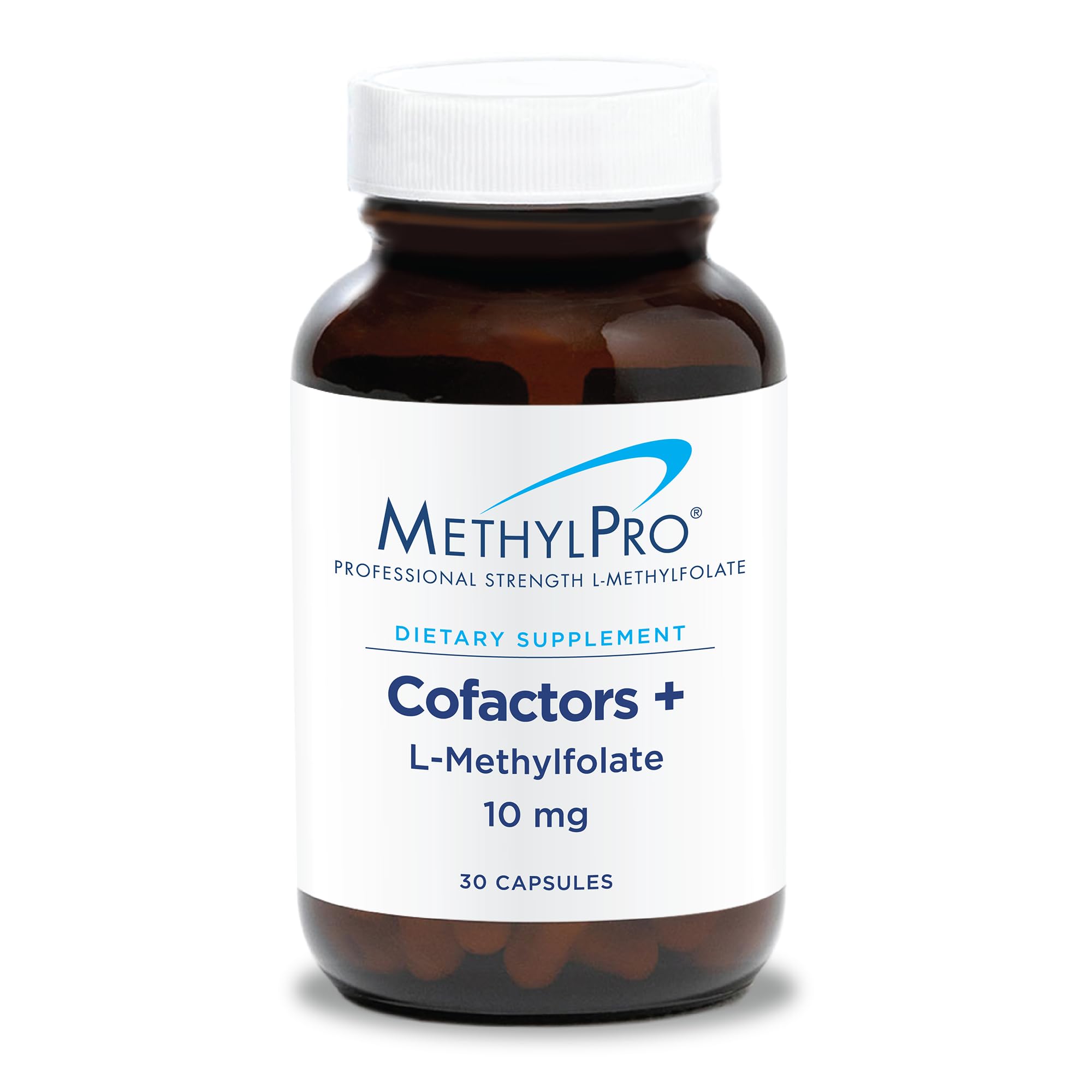MethylPro L-Methylfolate 10 mg + cofactors bottle front label