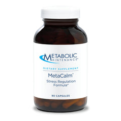 MetCalm GABA L-Theanine calm and sleep support bottle front