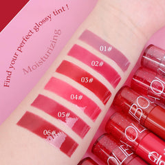 MĒTYSUR Lip Gloss subtle plump on natural lips