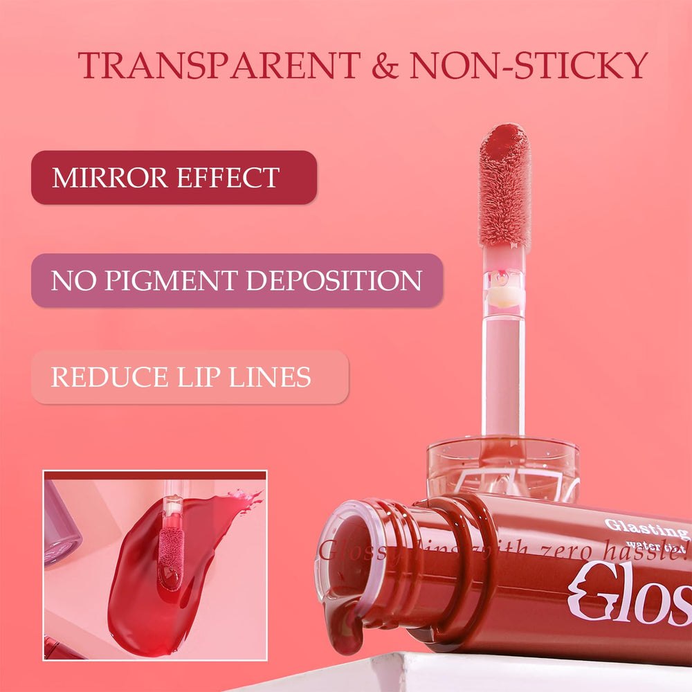 MĒTYSUR Lip Gloss transfer-resistant shine stays put on lips