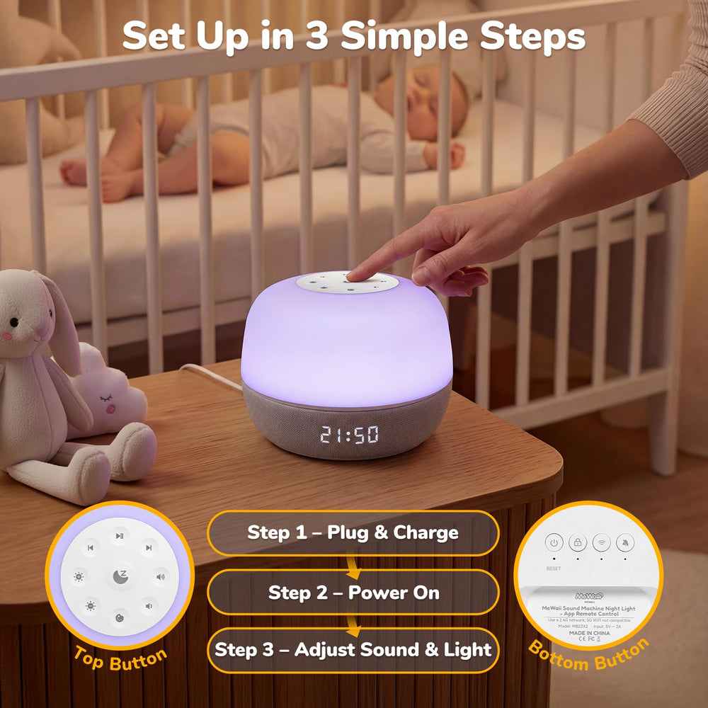 Mewaii versatile use in nursery, bedroom, and office spaces