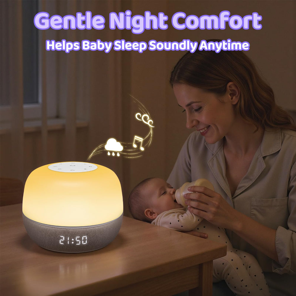 Mewaii 34-sounds library for lullabies, rain, and white noise