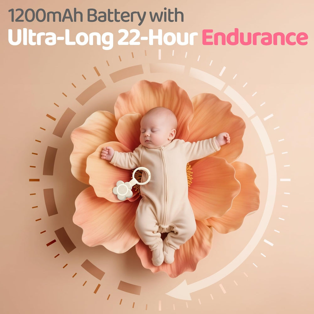 Mewaii portable white noise machine in baby room for calm nighttime routines.