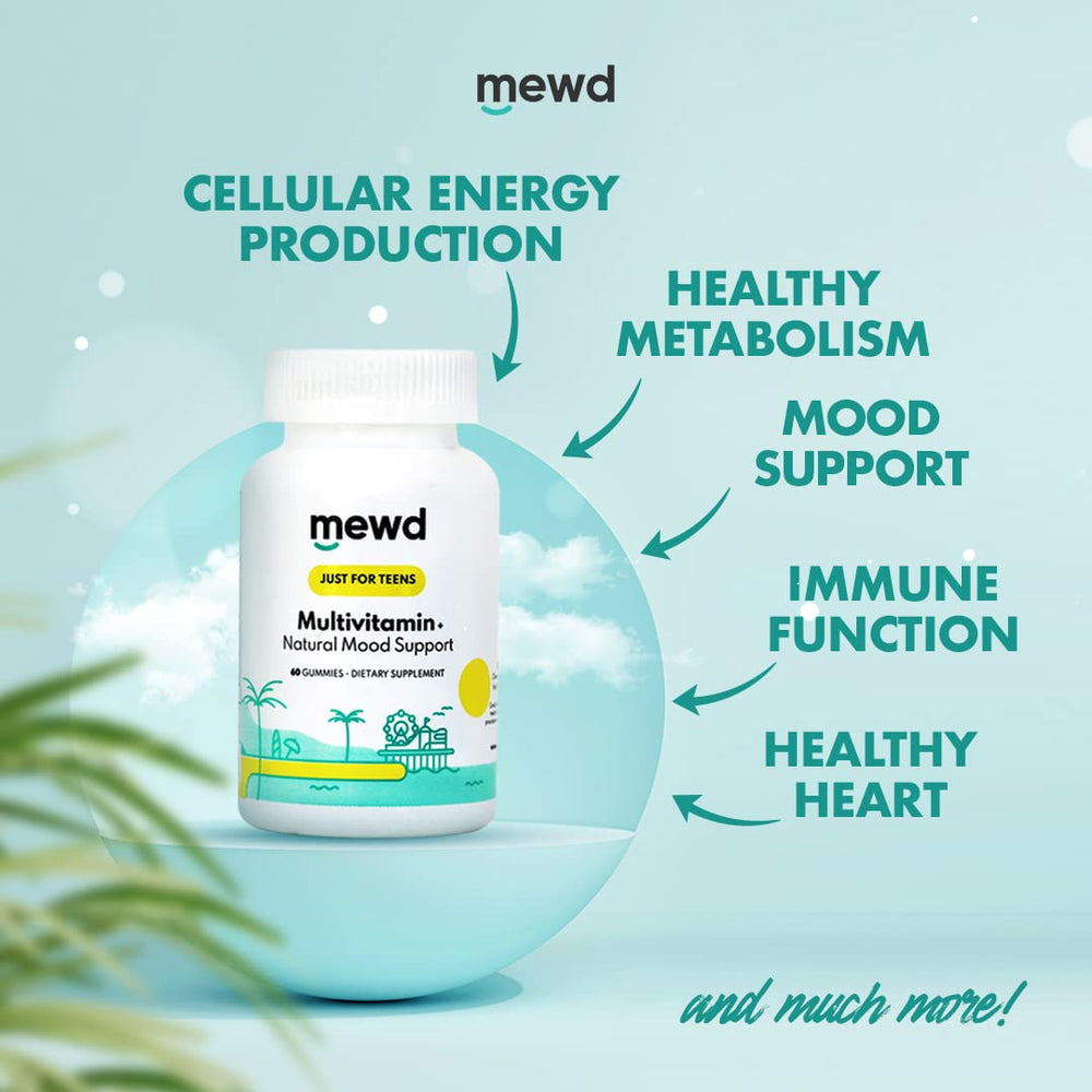 Energy-boosting B vitamins in MEWD gummy