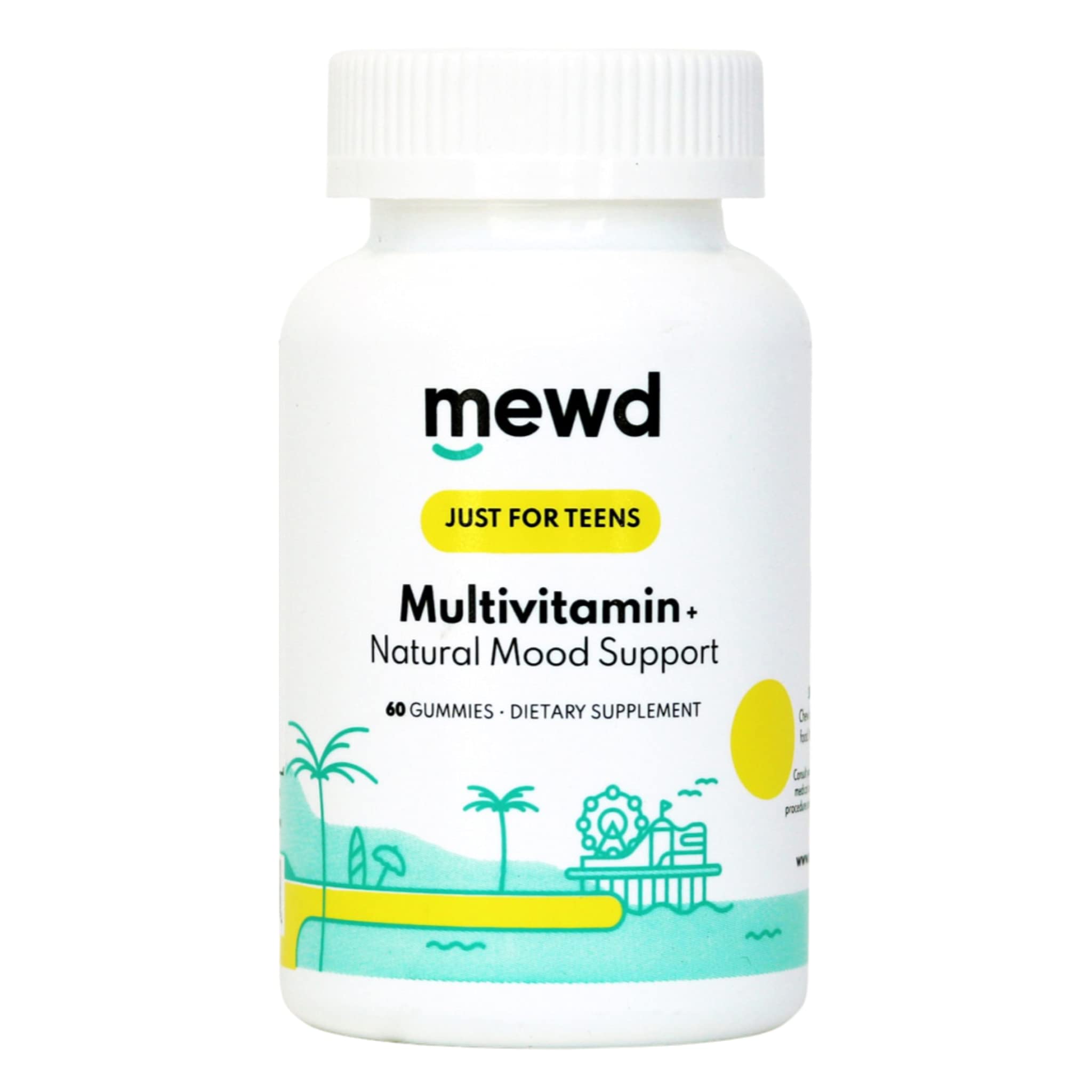 MEWD Teen/Kids Daily Multivitamin Gummy bottle front