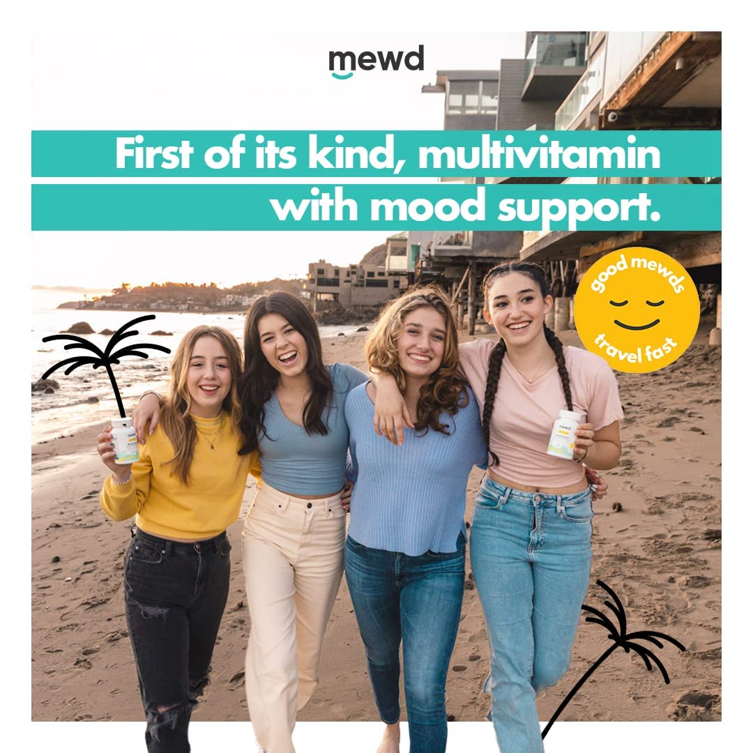 Vegan and gluten-free badges on MEWD bottle