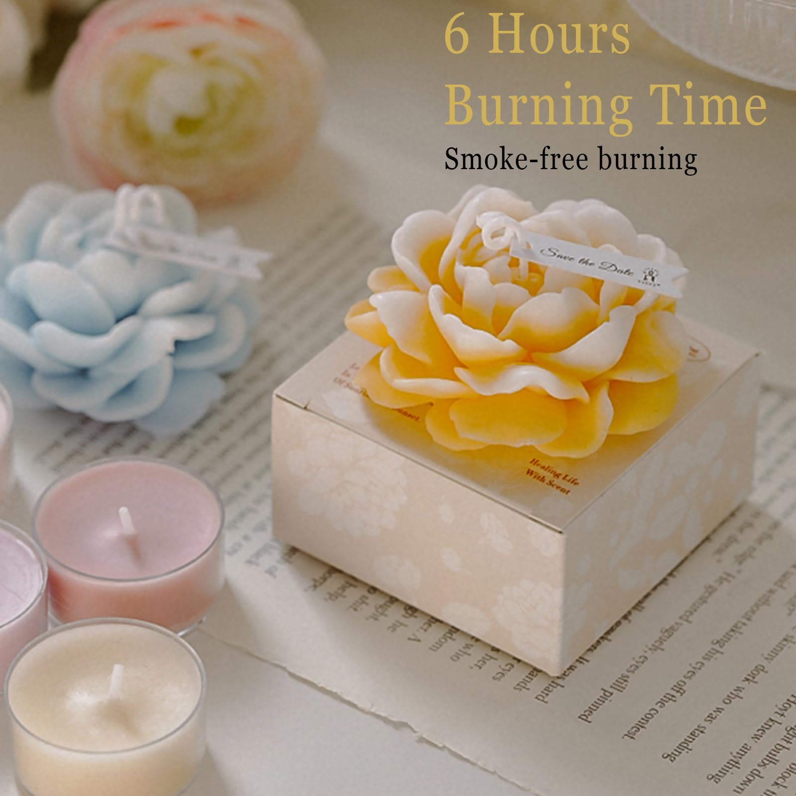 Mewealth Jasmine Candle makes a thoughtful gift for women.