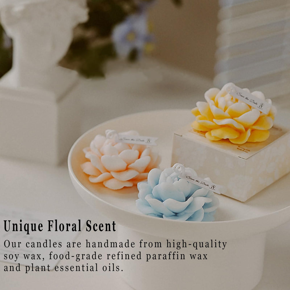 Mewealth Jasmine Candle uses soy wax and plant oils for clean burning.