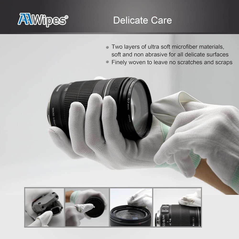 Laser-sealed edge prevents particle shedding on MF20009 wipes