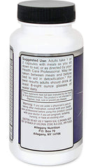 Close-up of ingredient label for MF90 Digestive Enzymes