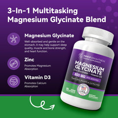 Close-up illustrating easy absorption and stomach-friendly magnesium glycinate