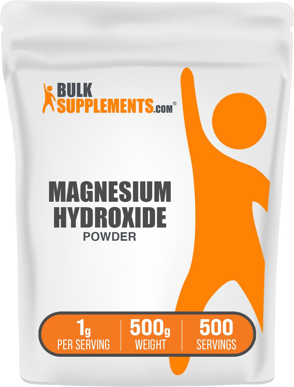 Front label of Magnesium Hydroxide Powder 500g