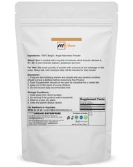 mGanna Belgiri powder close-up texture highlighting fine natural grind