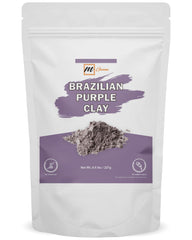 mGanna Brazilian Purple Clay packaging signaling natural skincare ingredients