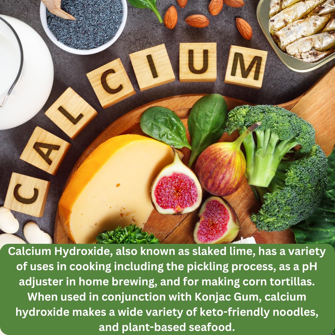 mGanna 100% Natural Calcium Hydroxide powder packaging