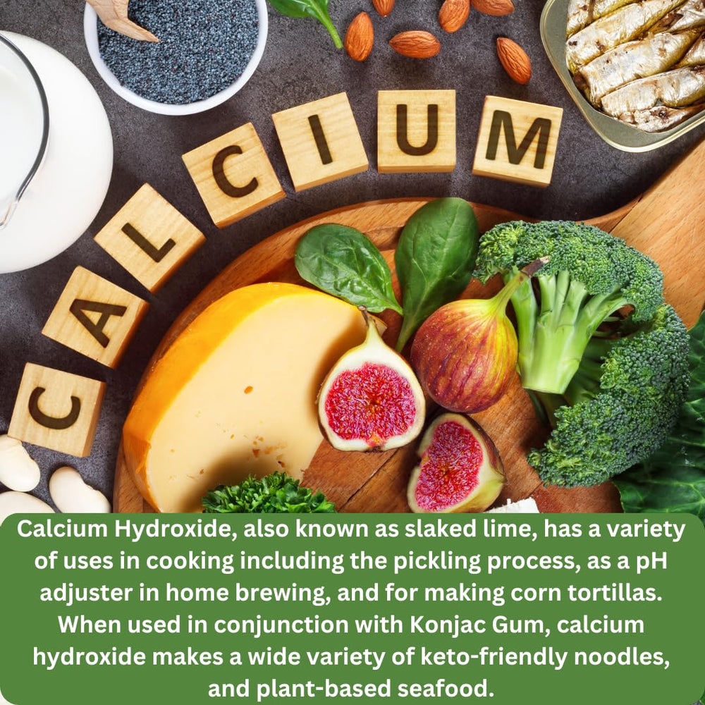 mGanna 100% Natural Calcium Hydroxide powder packaging