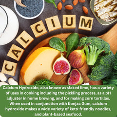 mGanna 100% Natural Calcium Hydroxide powder packaging