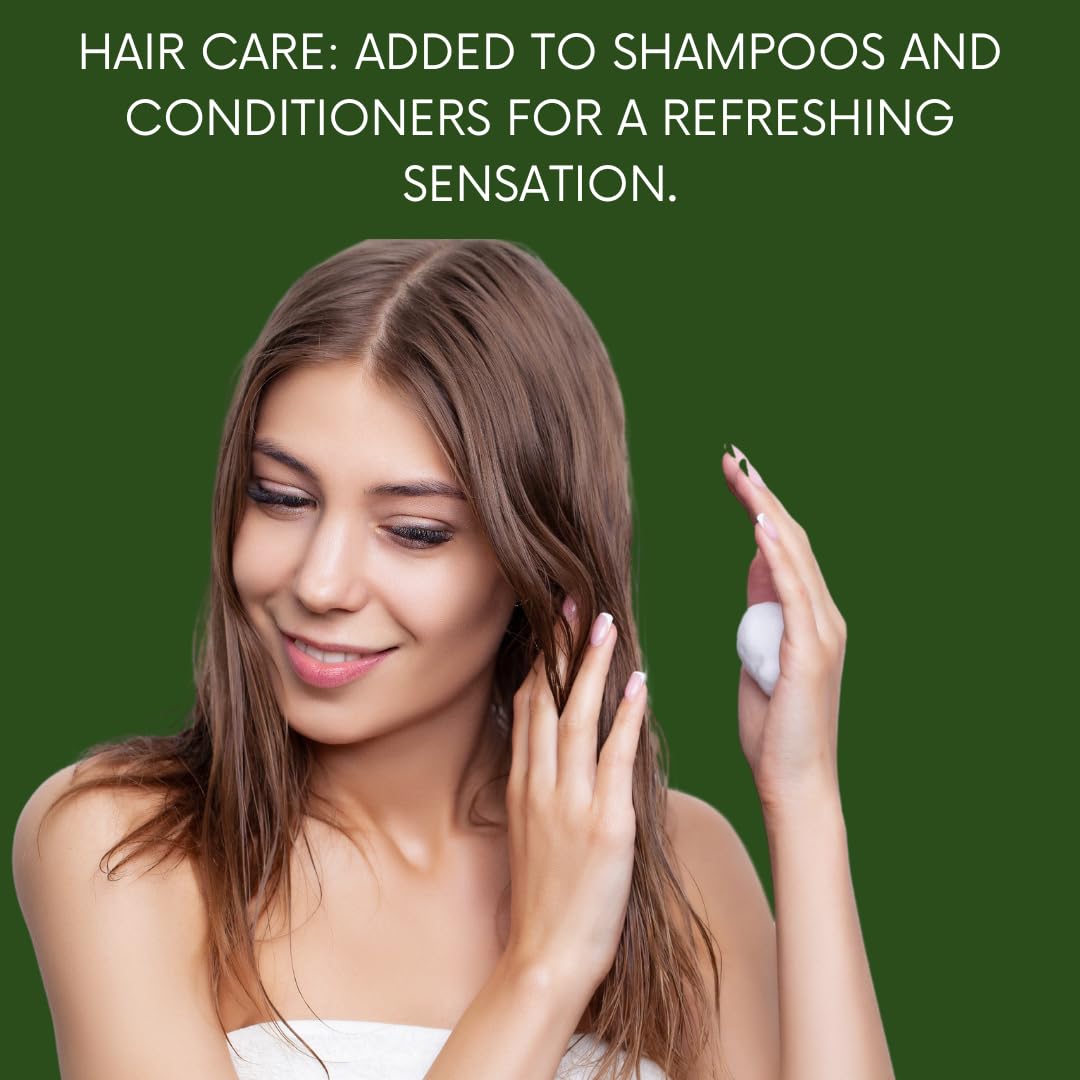 Aromatherapy diffuser with mGanna menthol crystals for refreshing scent.