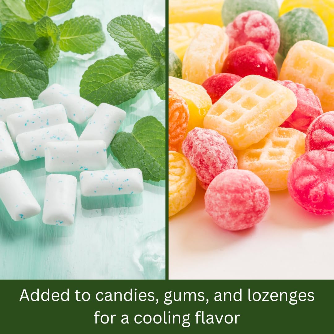 Dessert or chocolate prep using mGanna menthol crystals for mint accent.