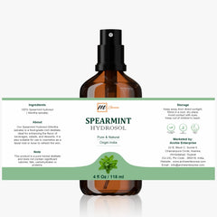 A splash of mGanna Spearmint Hydrosol pour enhances beverages with minty freshness.