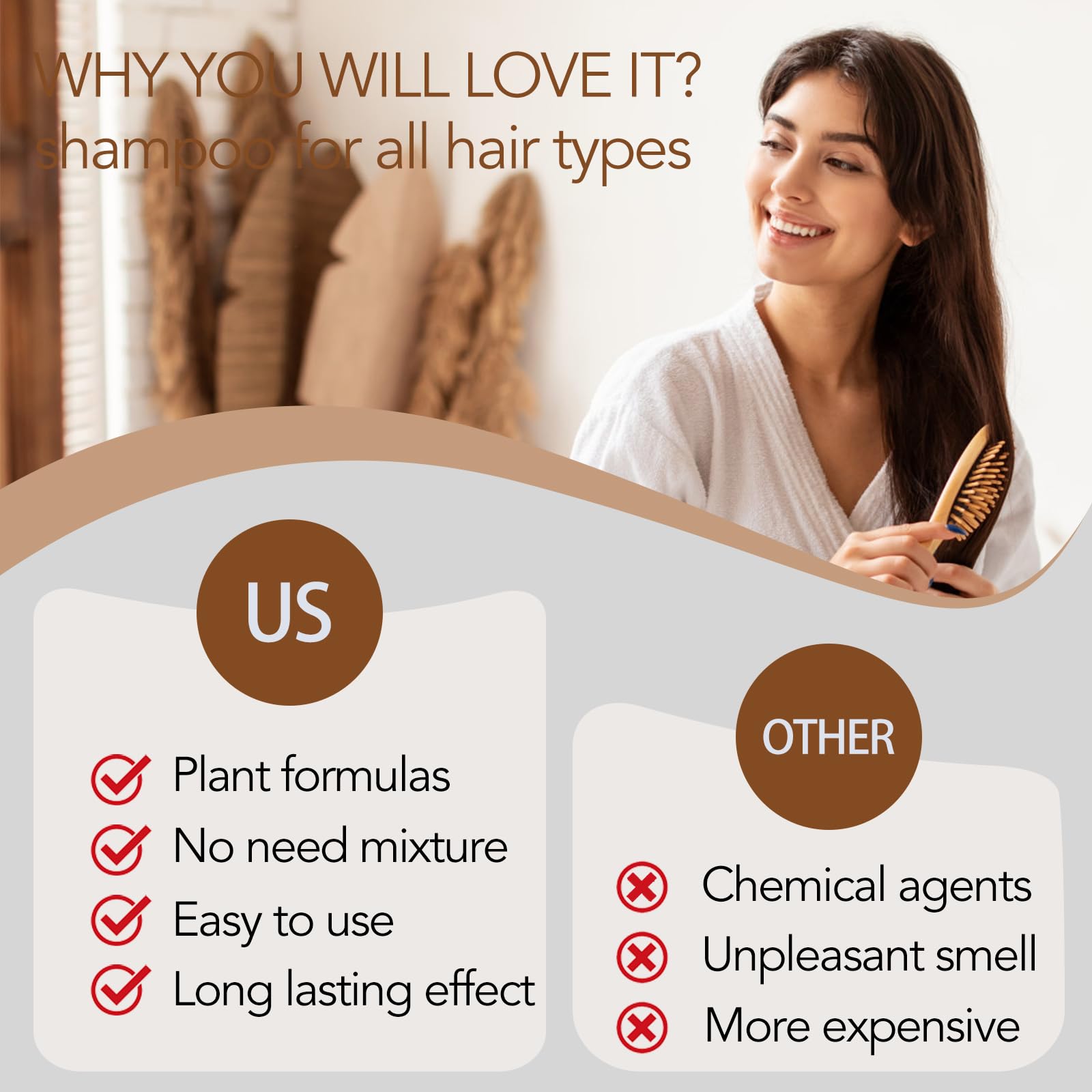 Gloves included for mess-free application of Mgviiiva Hair Dye Shampoo.