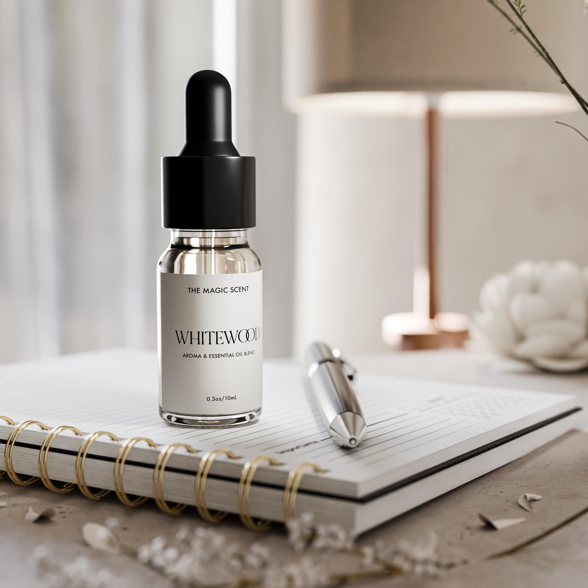 Miami-made packaging for Whitewood diffuser oil