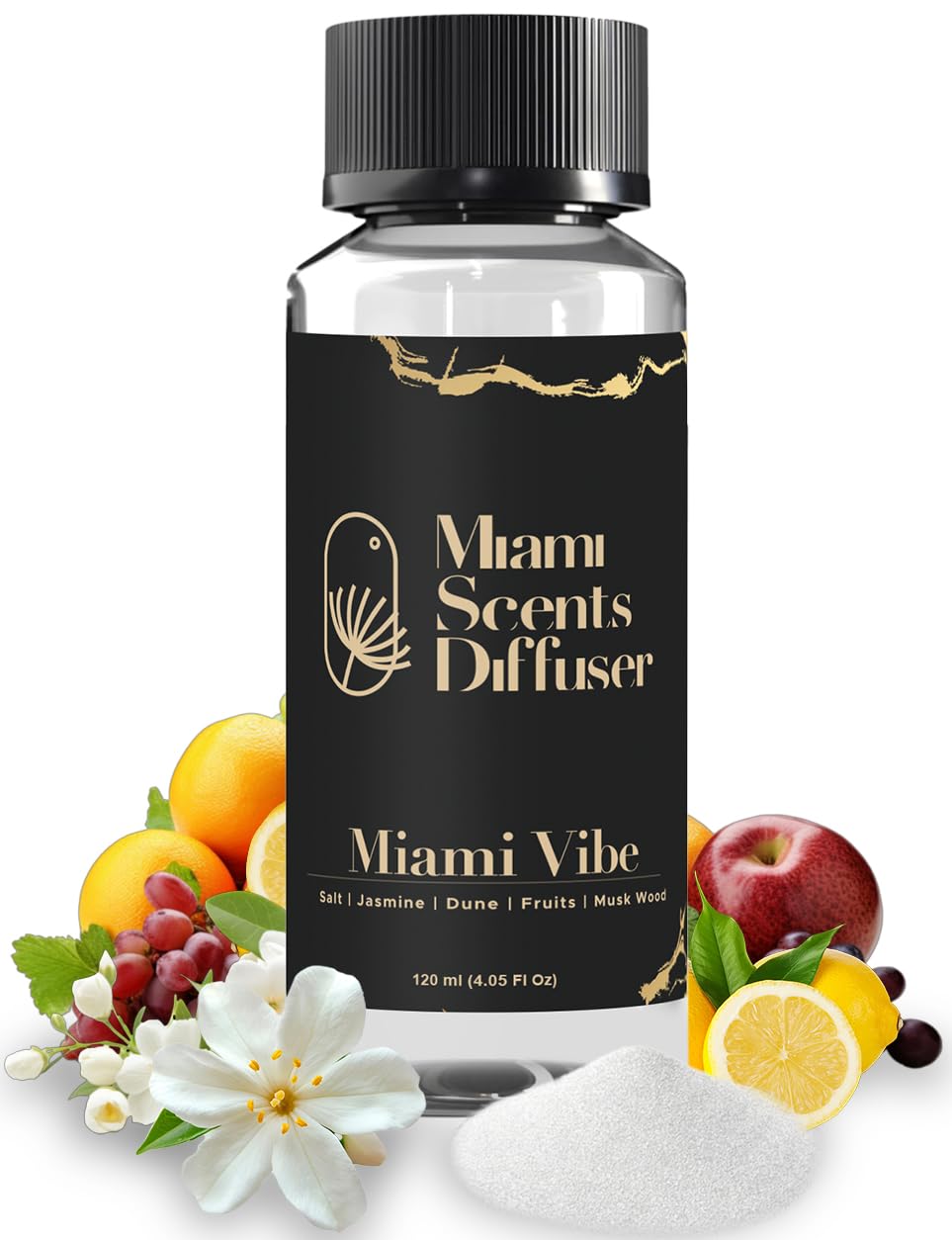Miami Vibe Scent essential oil bottle 4oz (120 ml) front view