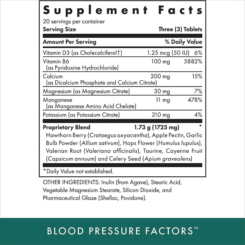 MICHAEL'S Blood Pressure Factors bottle front
