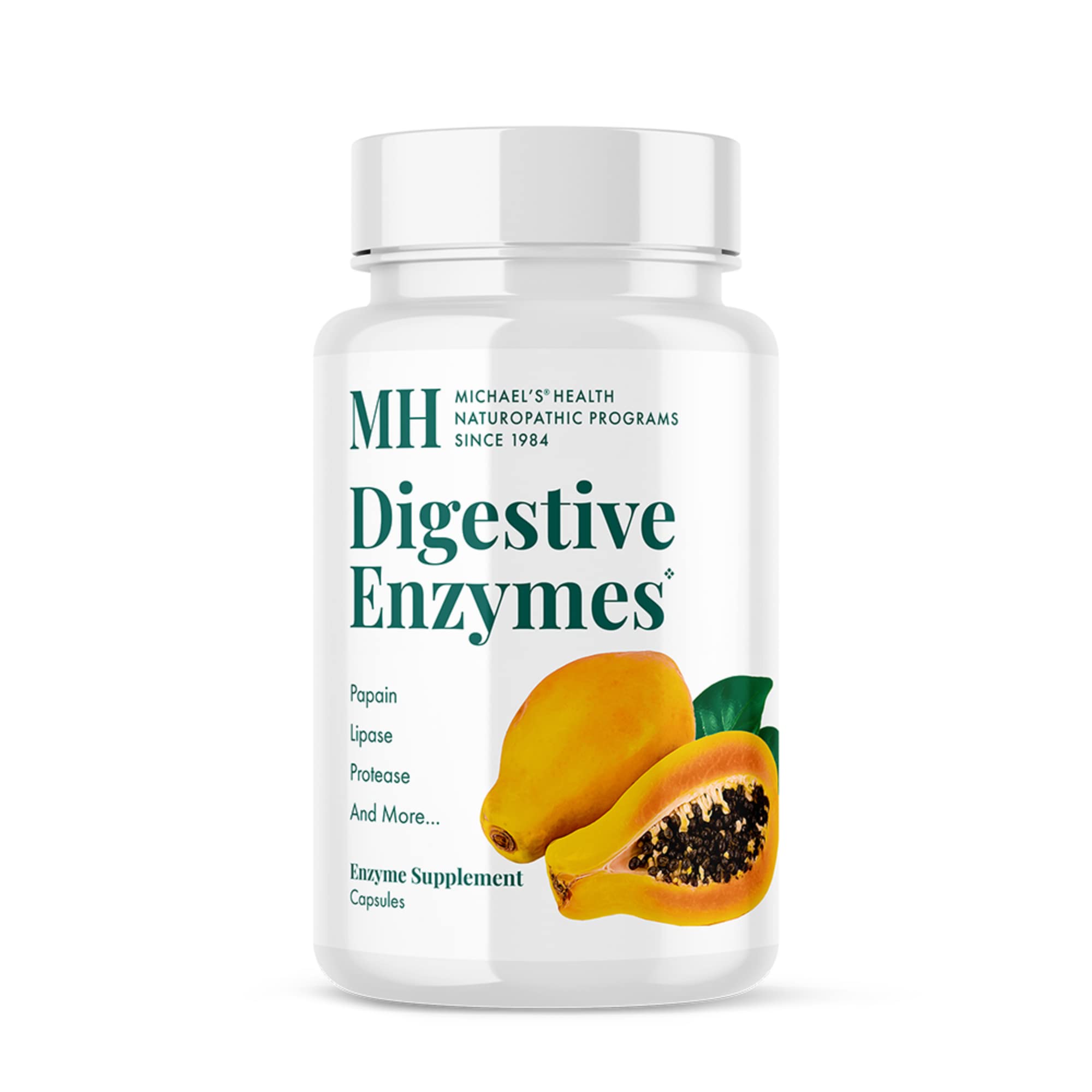 Michael's Health Naturopathic Programs Digestive Enzymes bottle label