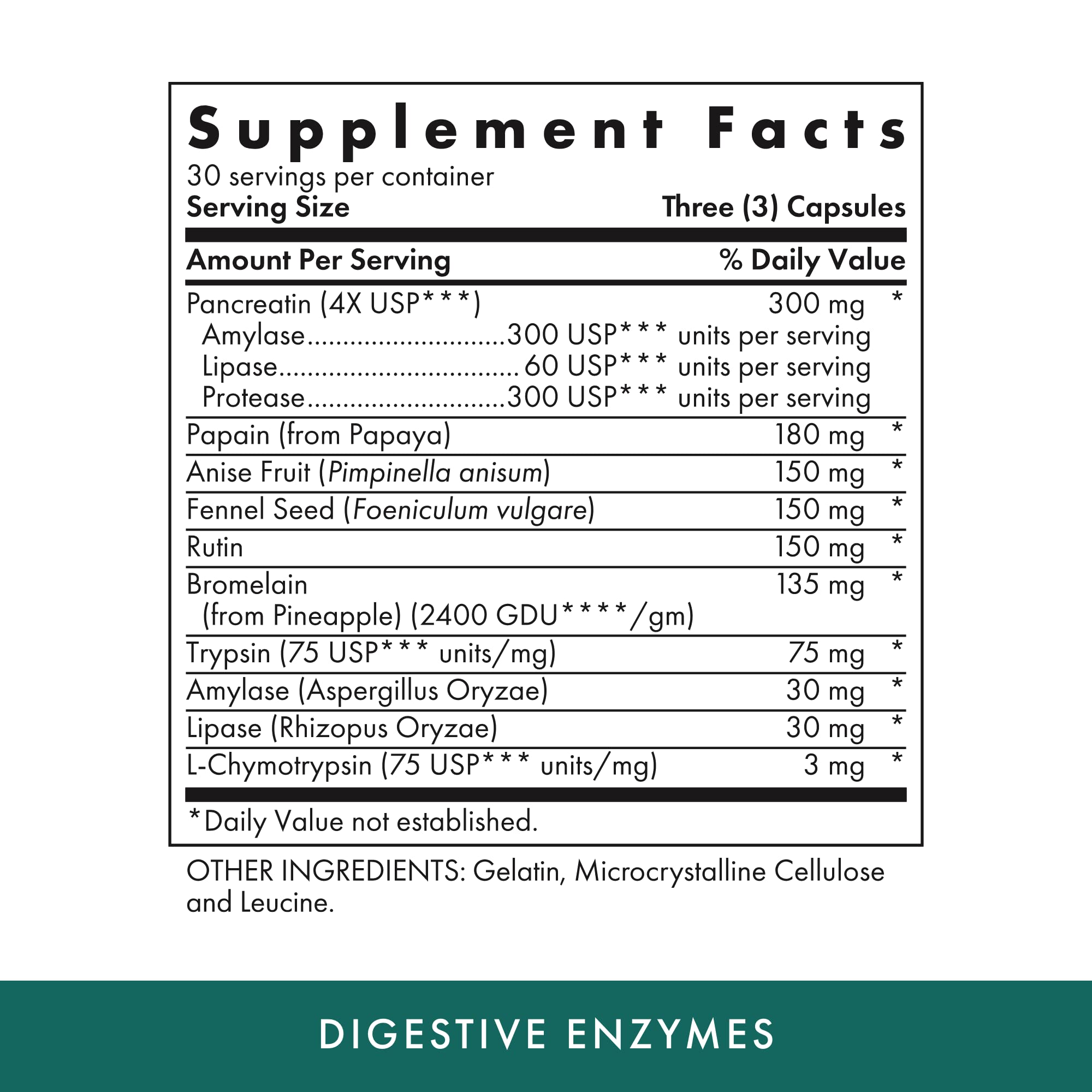Capsules of Michael's Digestive Enzymes supplement