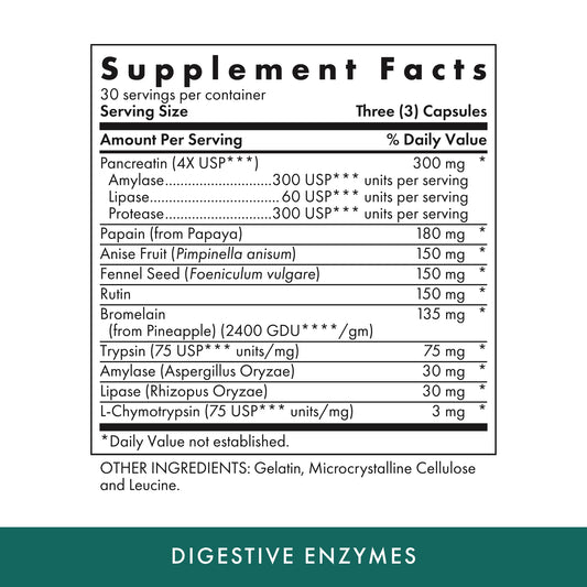 Capsules of Michael's Digestive Enzymes supplement