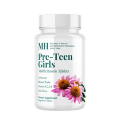 MICHAEL'S Health Naturopathic Programs Pre-Teen Girls vitamin bottle with 120 vegetarian tablets