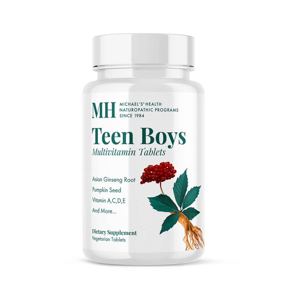 MICHAEL'S Health Naturopathic Teen Boys multivitamin bottle front