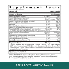 MICHAEL'S Health Naturopathic Teen Boys packaging close-up