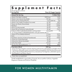 Close-up of label showing 30 servings and vegetarian capsules