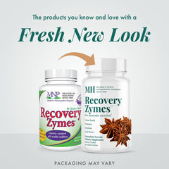 Supplement facts panel on the Michael's Recovery Zymes bottle.