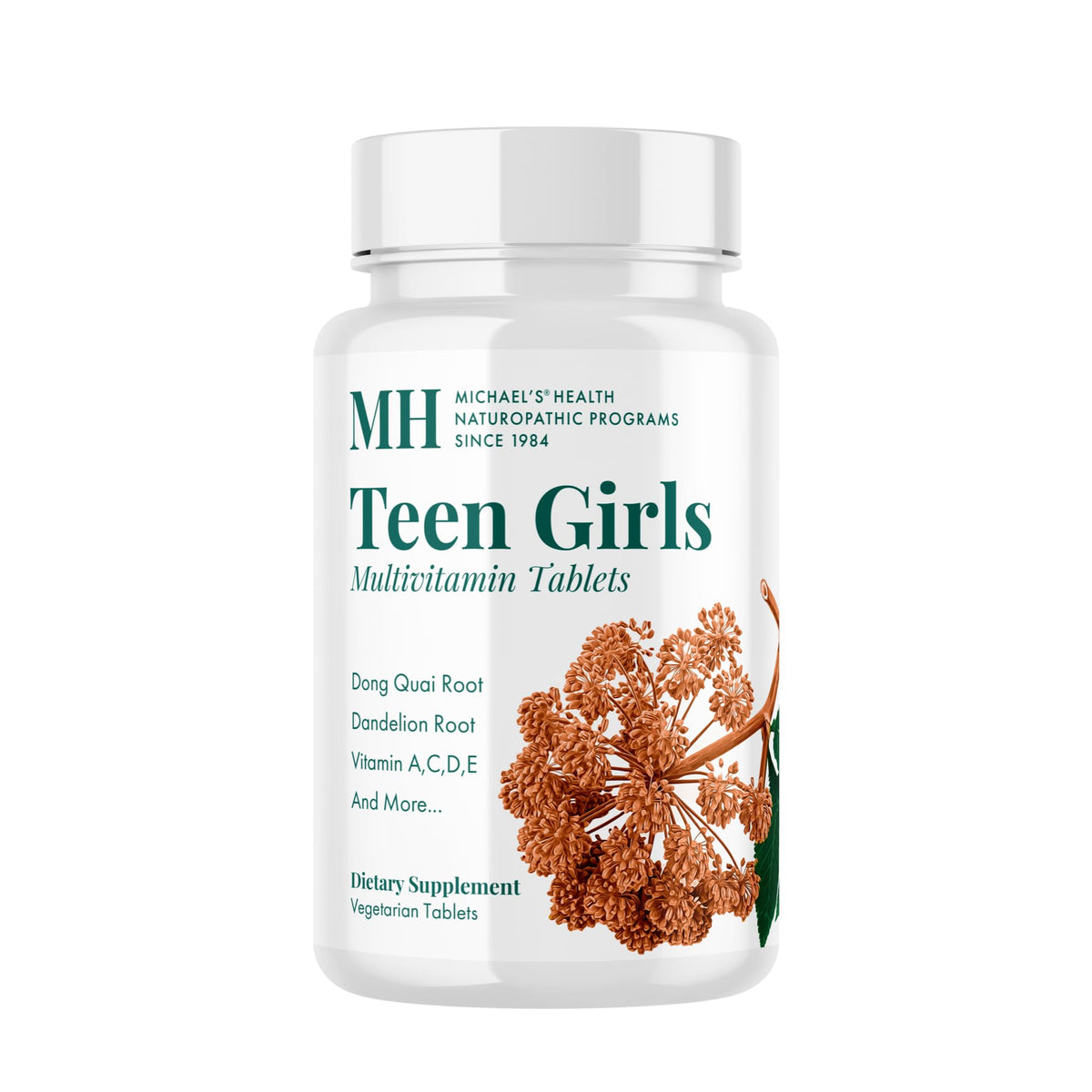 MICHAEL'S Health Teen Girls Multivitamin bottle front view