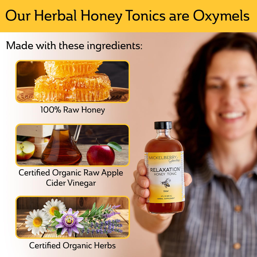 Calming honey spray with organic herbs scent