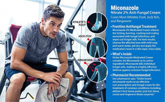 Globe Miconazole packaging highlighting three-pack convenience