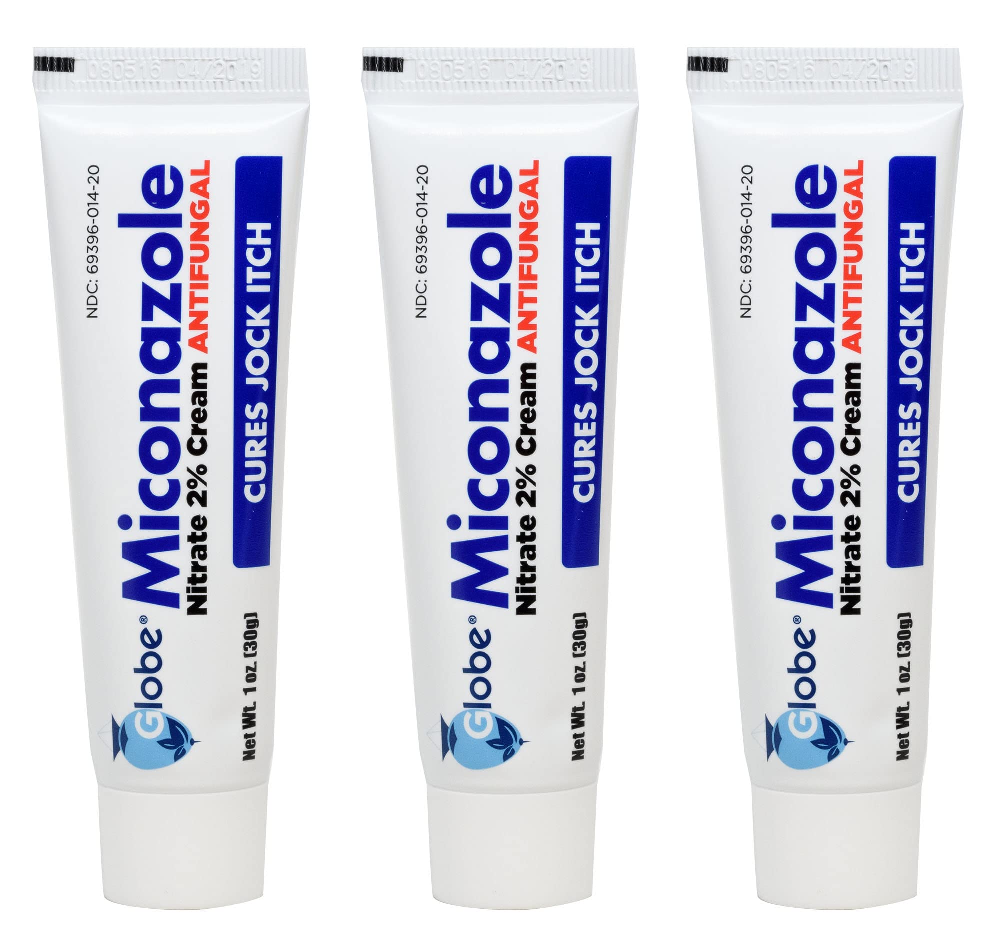 Miconazole Globe tube application demonstrating athlete's foot relief