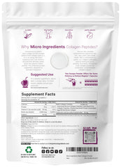 Infographic showing collagen types I II III V X and benefits