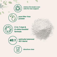1lb powder bag and packaging highlighting 40:1 ratio