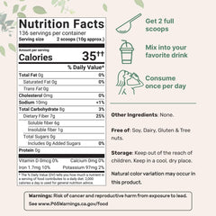 3lb bulk packaging label for Organic Whole Psyllium Husks