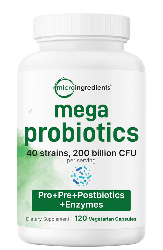 Micro Ingredients Probiotics bottle front view